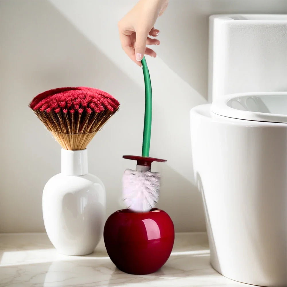 Kirschform WC-Bürste mit Halterung